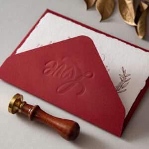 Love Embossed Envelope 18 × 13 cm (pack of 25)